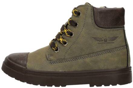 Shoesme Veterboot Jongens Groen