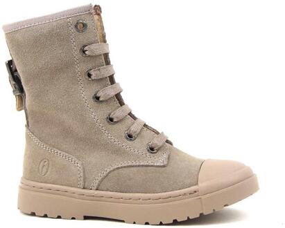 Shoesme Veterboot Meisjes Taupe