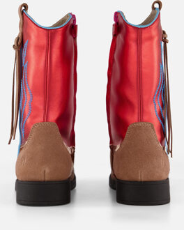 Shoesme Veterschoen Hoog Cognac - 28