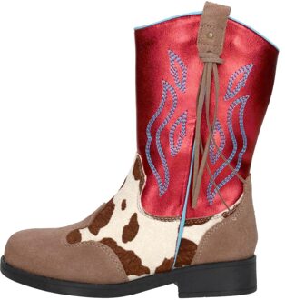 Shoesme Veterschoen Hoog Cognac - 29