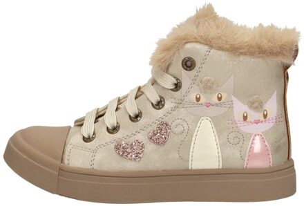 Shoesme Veterschoen Hoog Goudkleur - 31