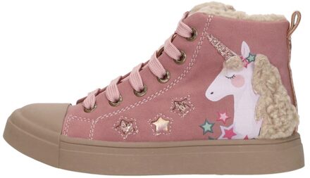 Shoesme Veterschoen Hoog Roze - 26