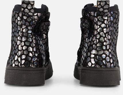 Shoesme Veterschoen Hoog Zilver Zilverkleur - 23