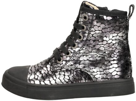 Shoesme Veterschoen Hoog Zilver Zilverkleur - 29