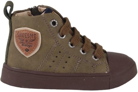 Shoesme Veterschoenen Hoog Groen - 27