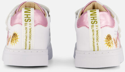 Shoesme Vlinder Sneakers wit Leer - 26,27