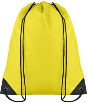 Shoop polyester 190t trekkoordzak Geel - One size