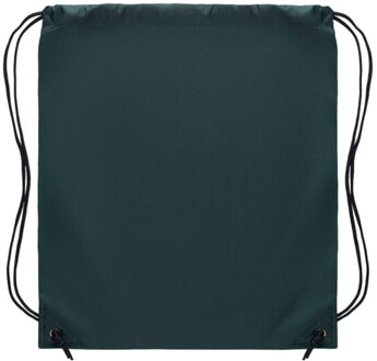 Shoop polyester 190t trekkoordzak Groen - One size