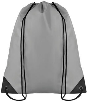 Shoop polyester 190t trekkoordzak - maat One size Grijs