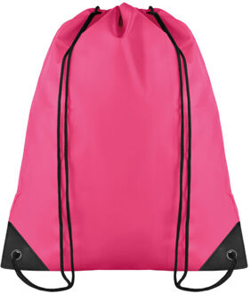 Shoop polyester 190t trekkoordzak - maat One size Roze