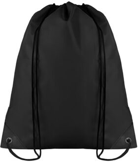 Shoop polyester 190t trekkoordzak Zwart - One size