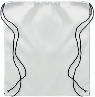 Shooppet rpet 190t trekkoordzak - maat One size Wit