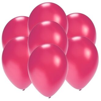 Shoppartners 200x Mini ballonnen roze metallic - Ballonnen