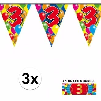 Shoppartners 3 Vlaggenlijnen 3 jaar met gratis sticker