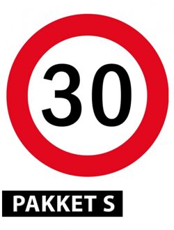 Shoppartners 30 jaar versiering pakket klein