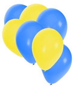 Shoppartners 30 stuks ballonnen kleuren Oekraine