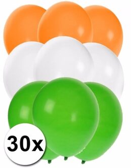 Shoppartners 30x ballonnen in Indische kleuren