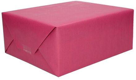 Shoppartners 3x stuks rollen Paars kraftpapier/Inpakpapier 70 x 200 cm - Cadeaupapier