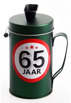 Shoppartners 65 jaar geworden spaarpot