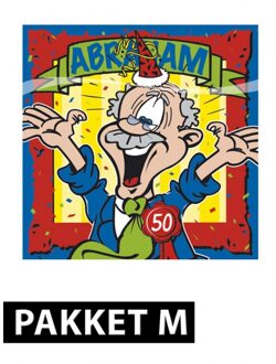 Shoppartners Abraham feestartikelen pakket - Feestpakketten Multikleur