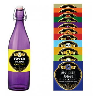 Shoppartners Halloween griezel etiketten Multi