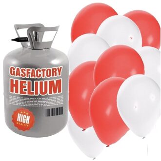 Shoppartners Helium tank met bruiloft 50 ballonnen