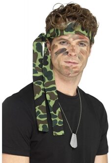 Shoppartners Leger accessoires verkleedset ketting en hoofdband Multi