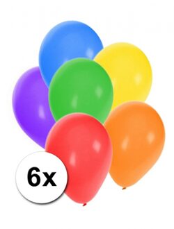 Shoppartners Mix ballonnen gekleurd 6 stuks
