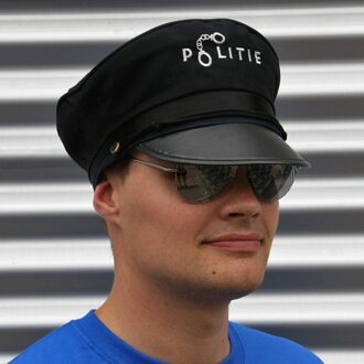 Shoppartners Politie accessoires verkleedset pet en bril Multi