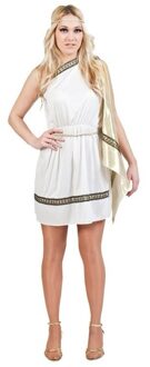 Shoppartners Romeins dames verkleed jurkje wit Multi