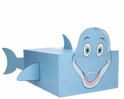 Shoppartners Sinterklaas dolfijn suprise bouwpakket Blauw