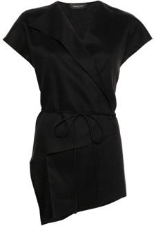 Short Dresses Fabiana Filippi , Black , Dames - M,Xs