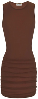 Short Dresses Saint Laurent , Brown , Dames - L,M