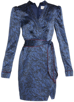 Short Dresses Saloni , Blue , Dames - M,S