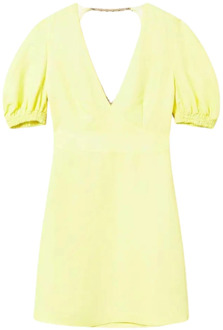 Short Dresses Twinset , Yellow , Dames - L,M,S