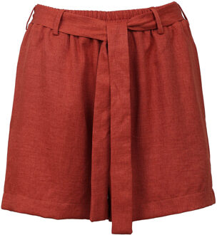 Short met ceintuur Trinity  rood