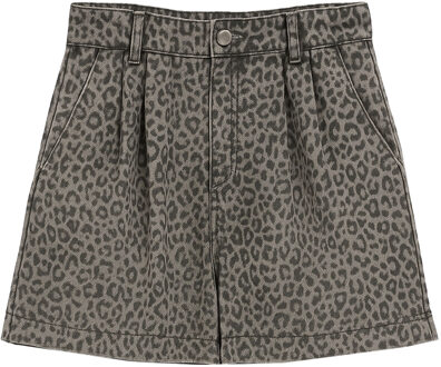 Short met panterprint Arthur  dierenprint