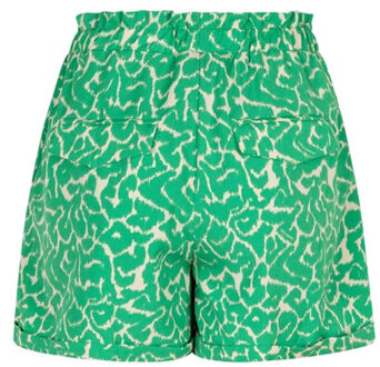 Short sade dessin - maat M Groen