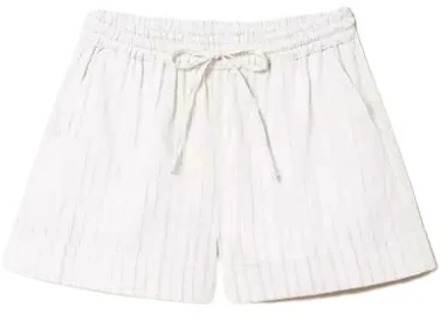 Short Shorts Twinset , White , Dames - M,Xs,2Xs