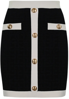Short Skirts Elisabetta Franchi , Black , Dames - L,M,S