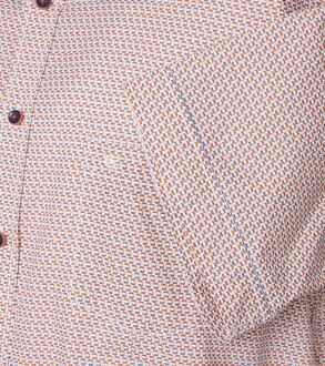 Short Sleeve Overhemd Print Oranje Multicolour - M,XL,XXL