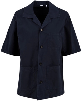 Short Sleeve Shirts Aspesi , Blue , Heren - Xl,L,S