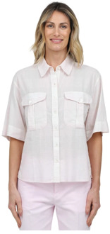 Short Sleeve Shirts Aspesi , White , Dames - S,Xs,2Xs
