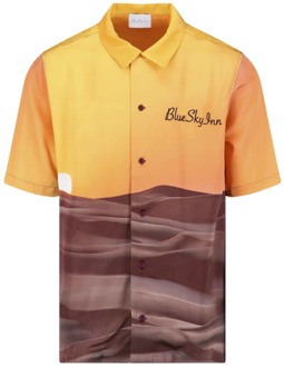 Short Sleeve Shirts Blue Sky Inn , Brown , Heren - L,M,S