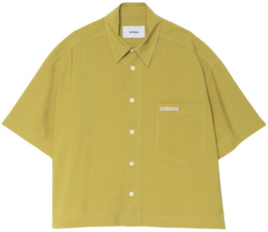 Short Sleeve Shirts Bonsai , Green , Heren - L,S