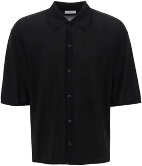Short Sleeve Shirts Lemaire , Black , Heren - Xl,L,M