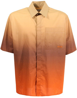 Short Sleeve Shirts Msgm , Multicolor , Heren - 2Xl,Xl