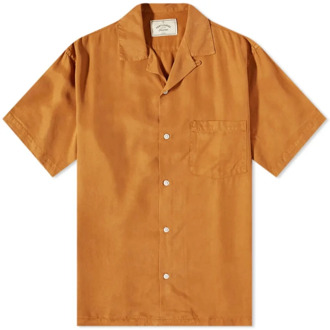 Short Sleeve Shirts Portuguese Flannel , Brown , Heren - Xl,L,M