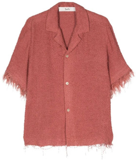 Short Sleeve Shirts Séfr , Red , Heren - L,M