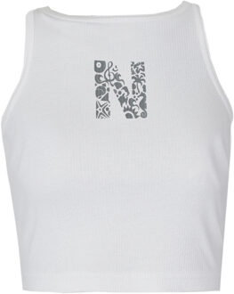 short tanktop NB231034 NB Logo Gebroken wit - M